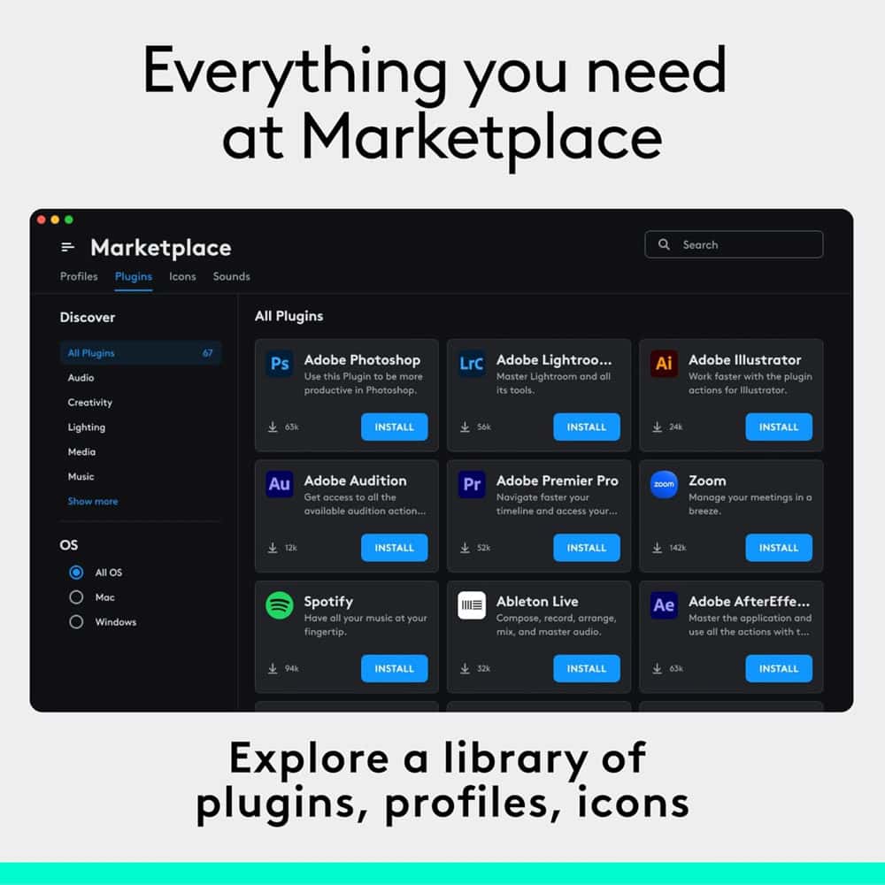Logitech MX Creative Console Graphite 920-012931