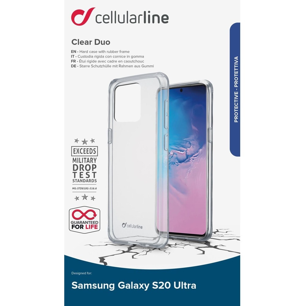 Cellularline ClearDuo Samsung Galaxy S20 Ultra
