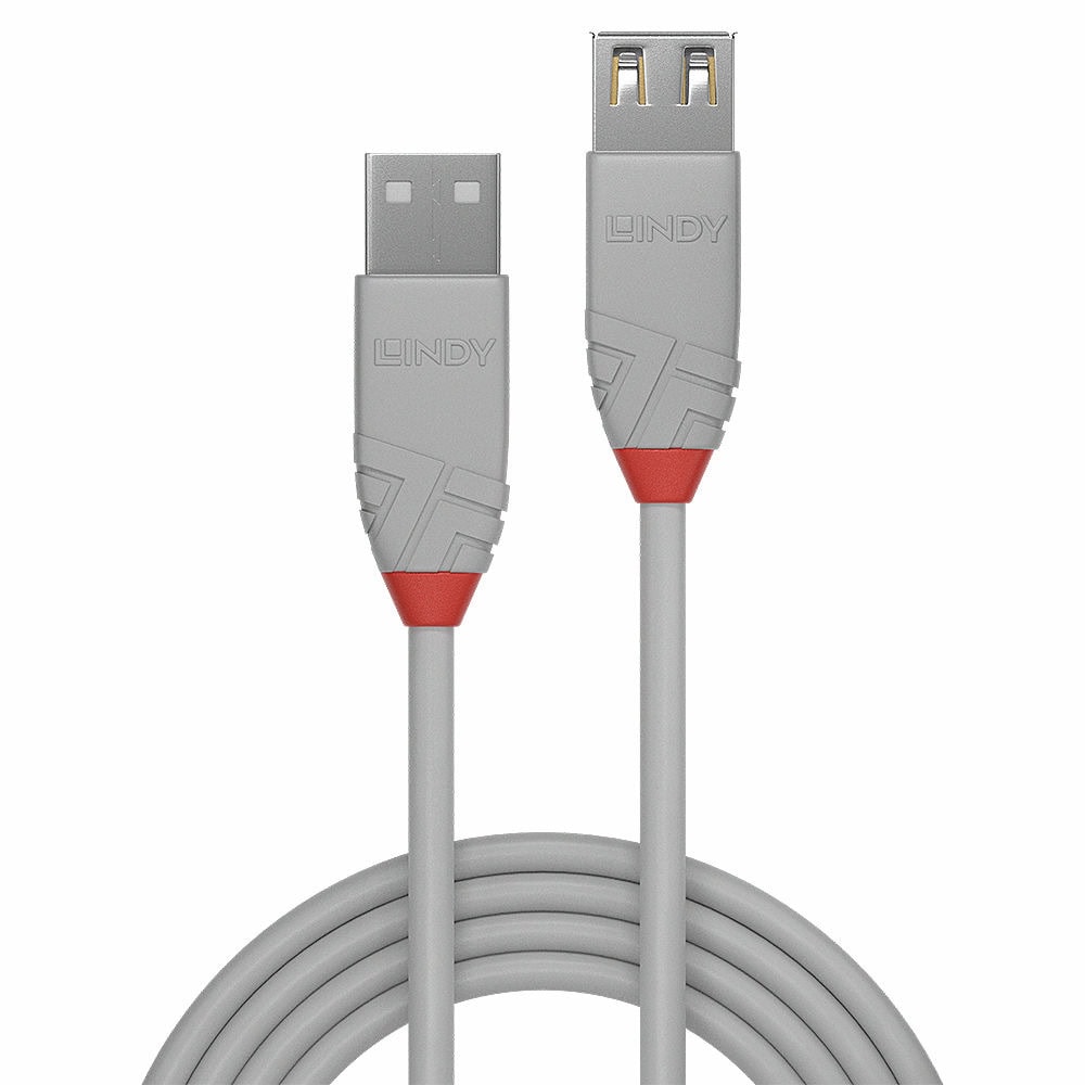 Кабел LINDY от USB-A м към USB-A ж 36715