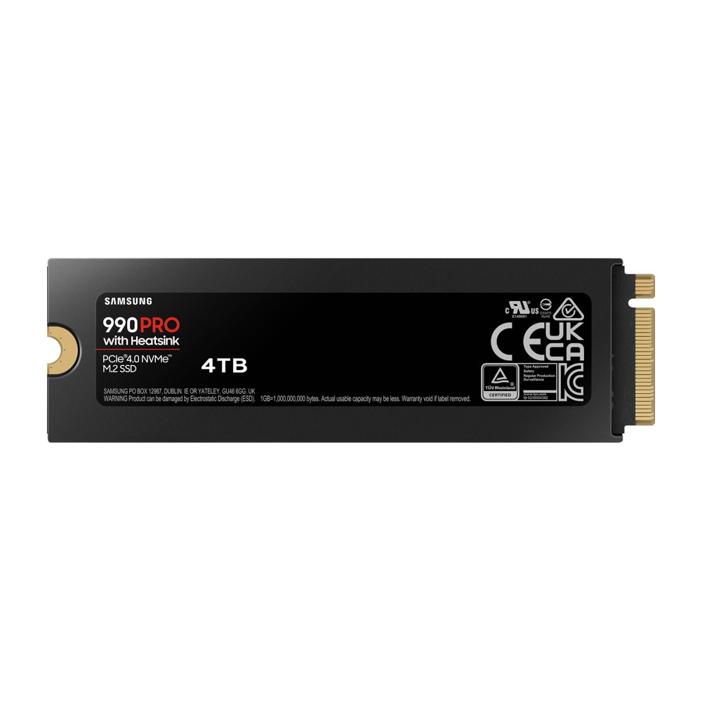 Памет SSD 4TB 990 PRO Heatsink Разопакован продукт