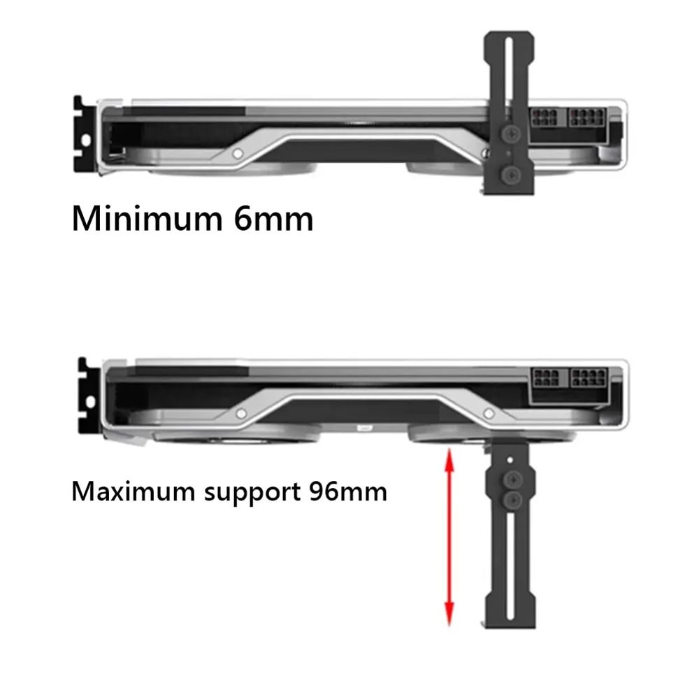 Estillo 12cm GPU-STAND-WHT