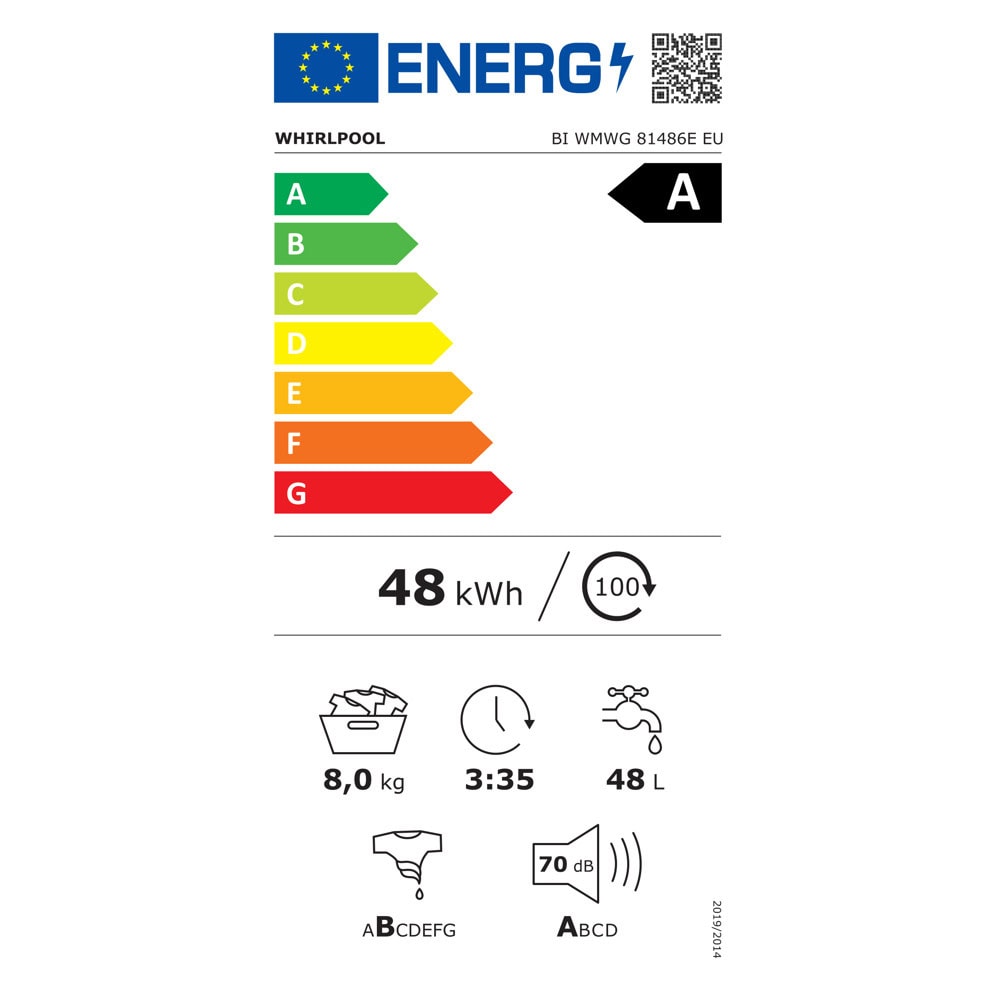 вградена пералня whirlpool bi wmwg 81486e eu