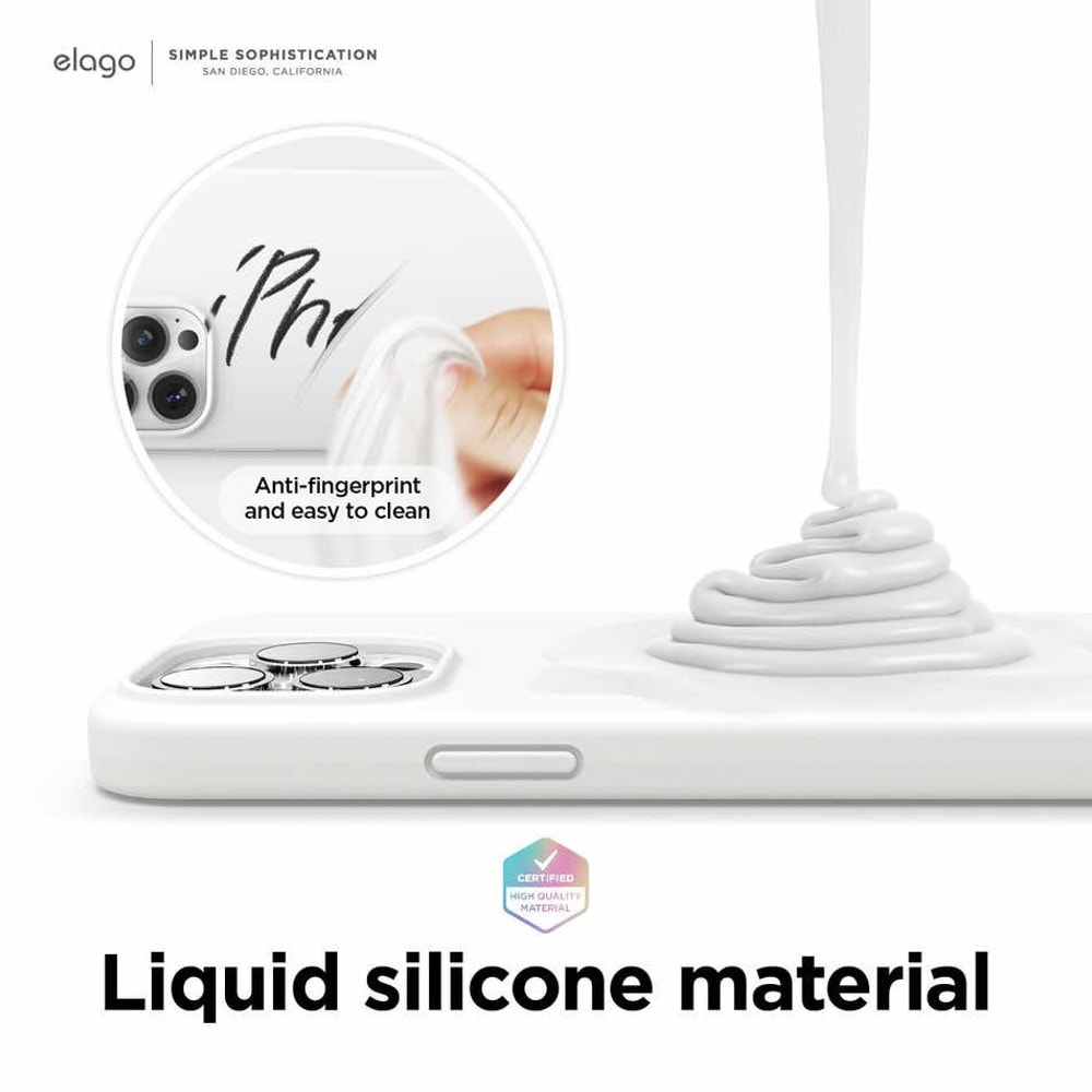 Elago Soft Silicone Case ES13SC67-WH