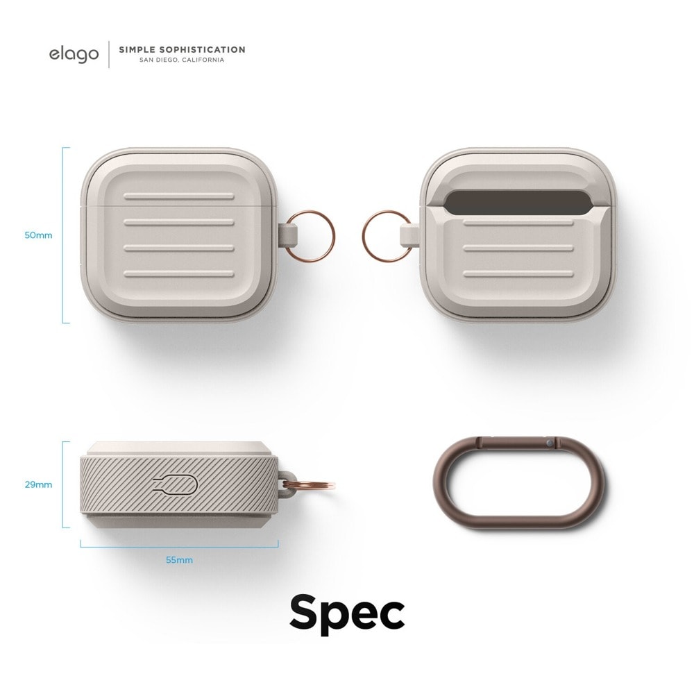 Elago AirPods 3 Armor Hang Case EAP3AM-ST