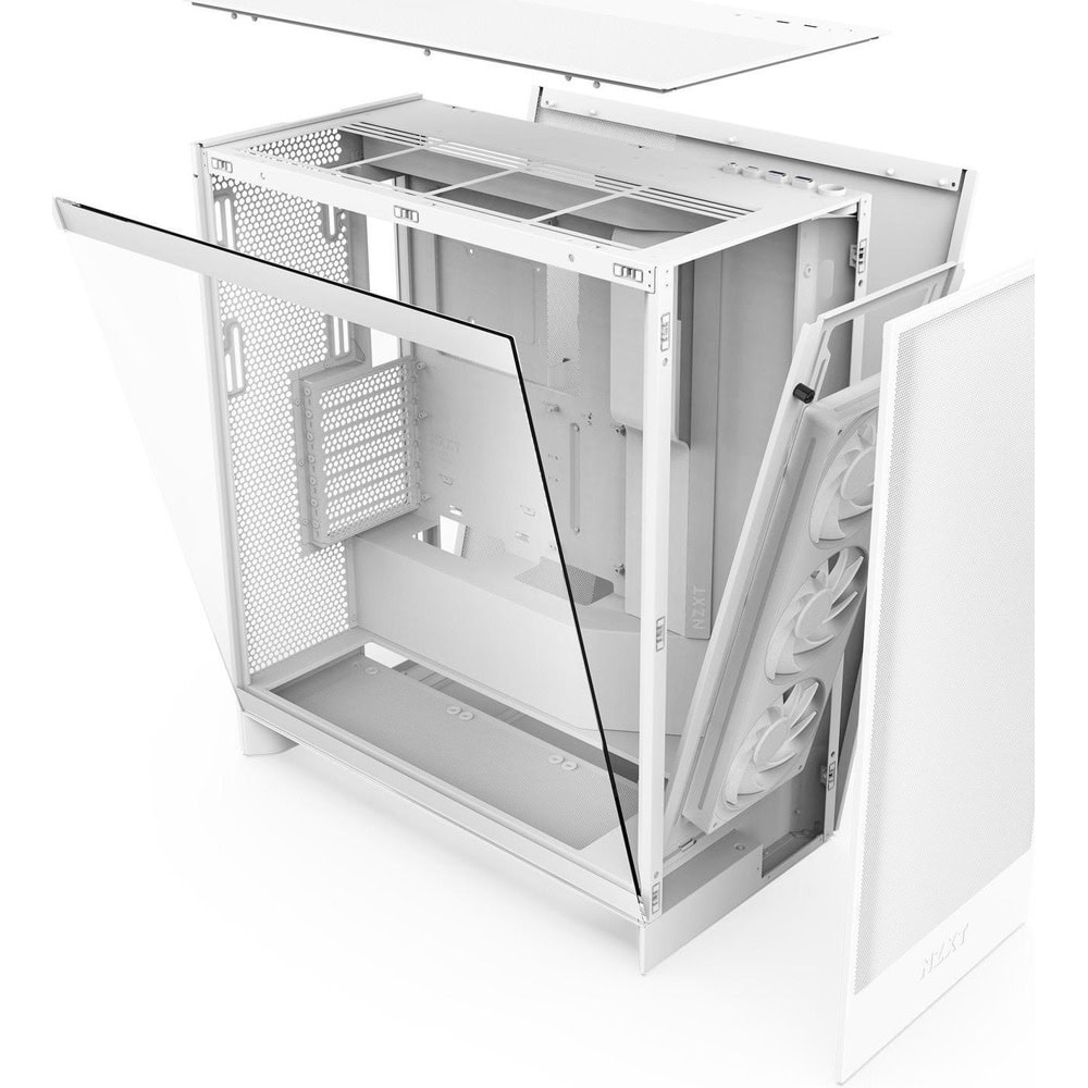 NZXT H7 Flow RGB White 2024 Edition CM-H72FW-R1