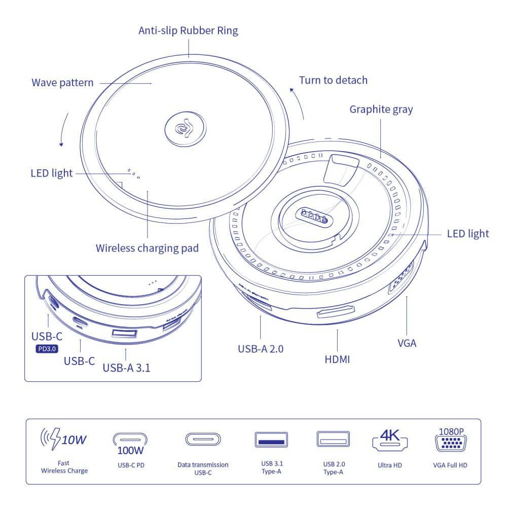 Adam Elements CASA Hub O7 AAPADHUBO7BK