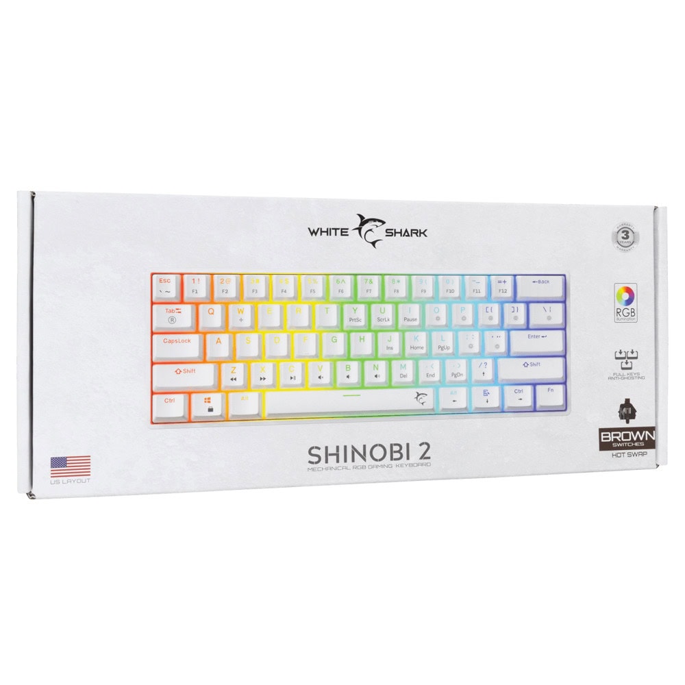 White Shark SHINOBI v2 SBX00270 | JAR Computers White Shark SHINOBI v2 SBX00270