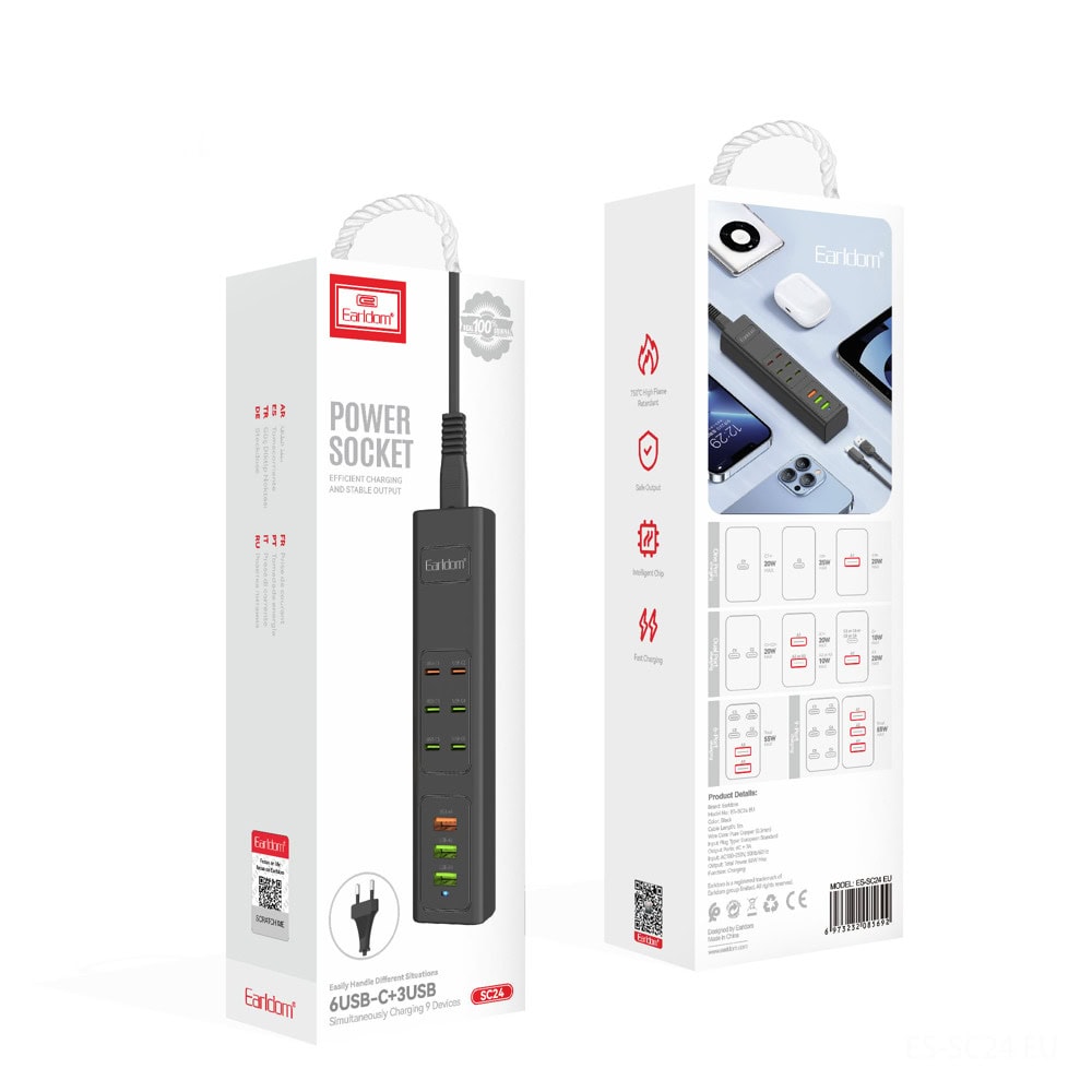 Разклонител Earldom ES-SC24 40520 | JAR Computers Разклонител Earldom ES-SC24 40520