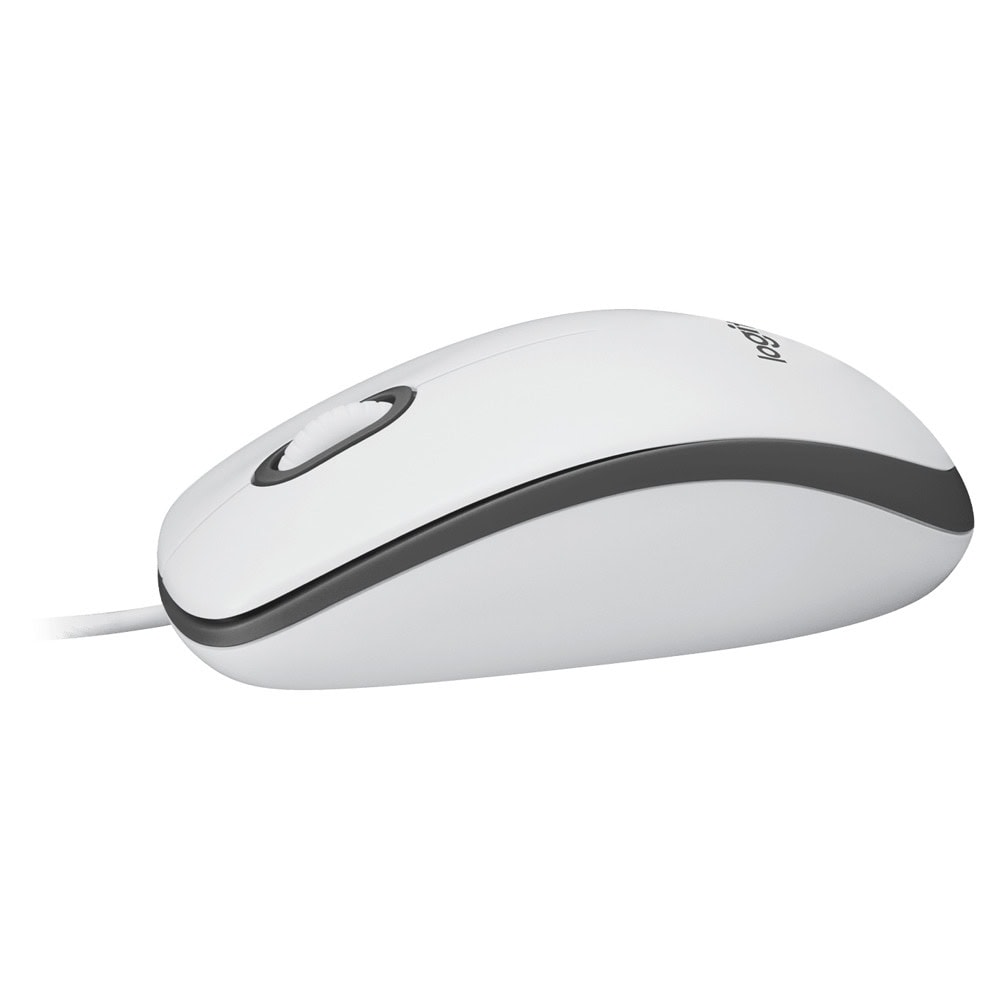 мишка logitech m100 white