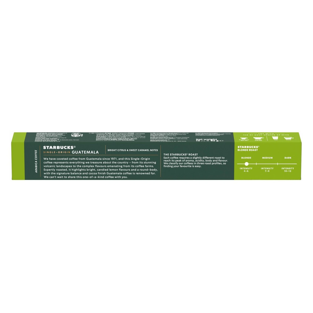 STARBUCKS Single-Origin Guatemala 10 напитки