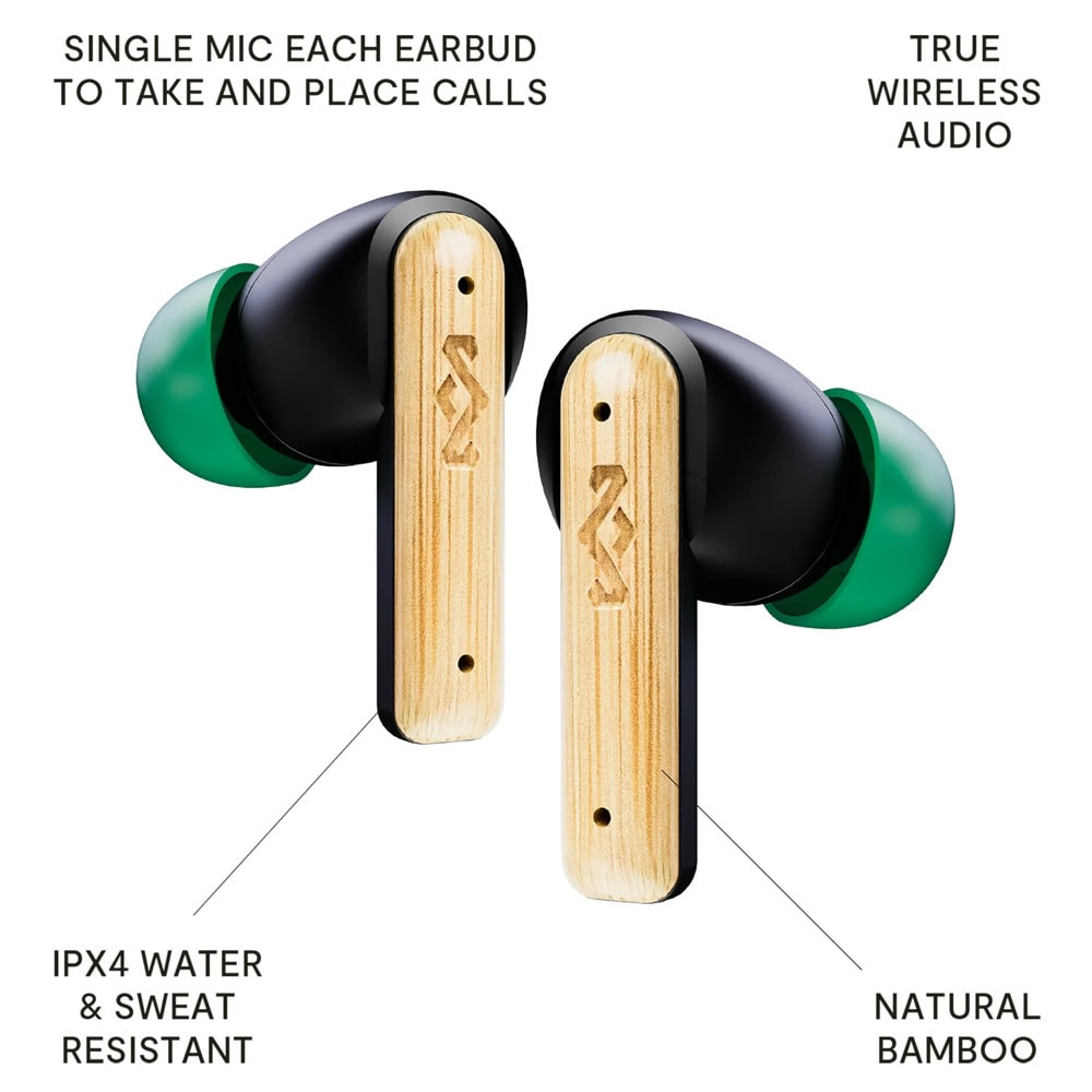 слушалки house of marley little bird tws черни