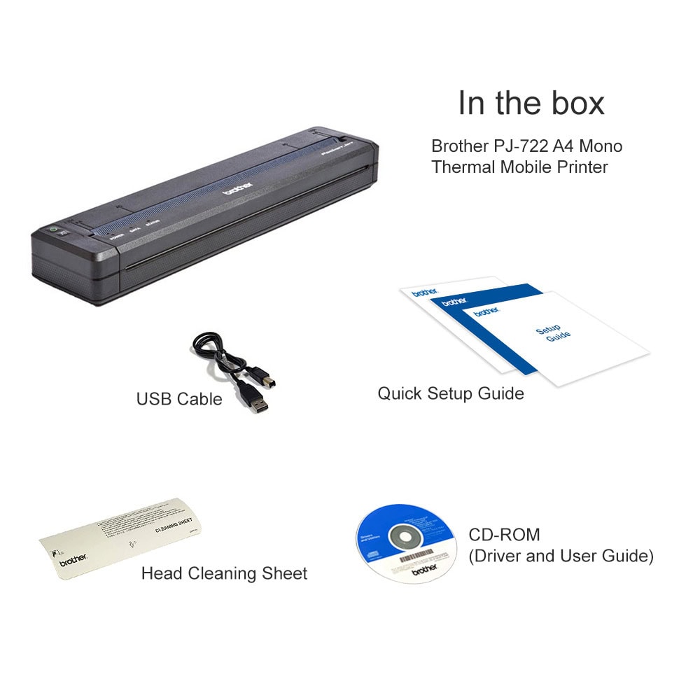 Brother PJ-722 Mobile Printer PJ722Z1