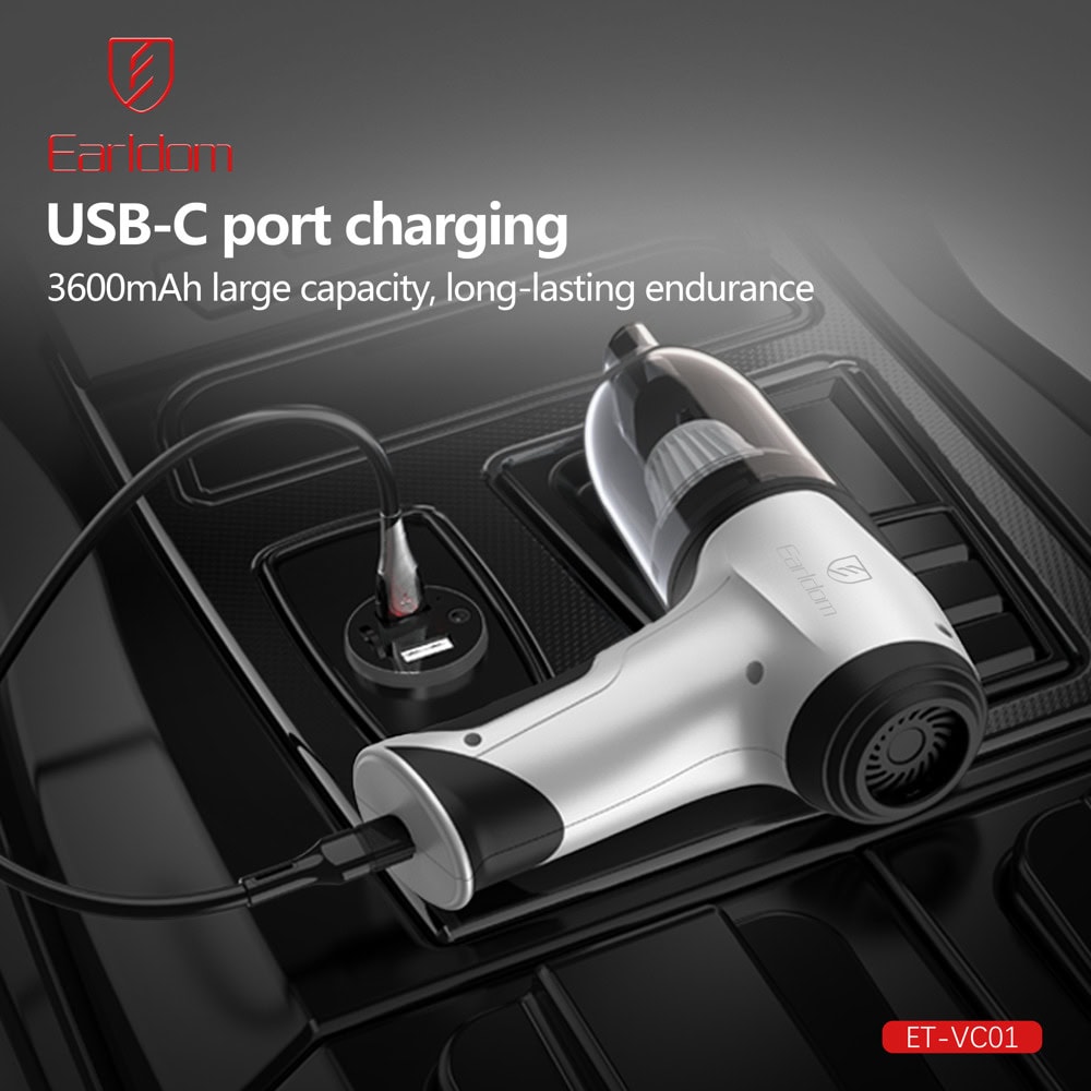 Мини прахосмукачка за кола Earldom ET-VC01 40527