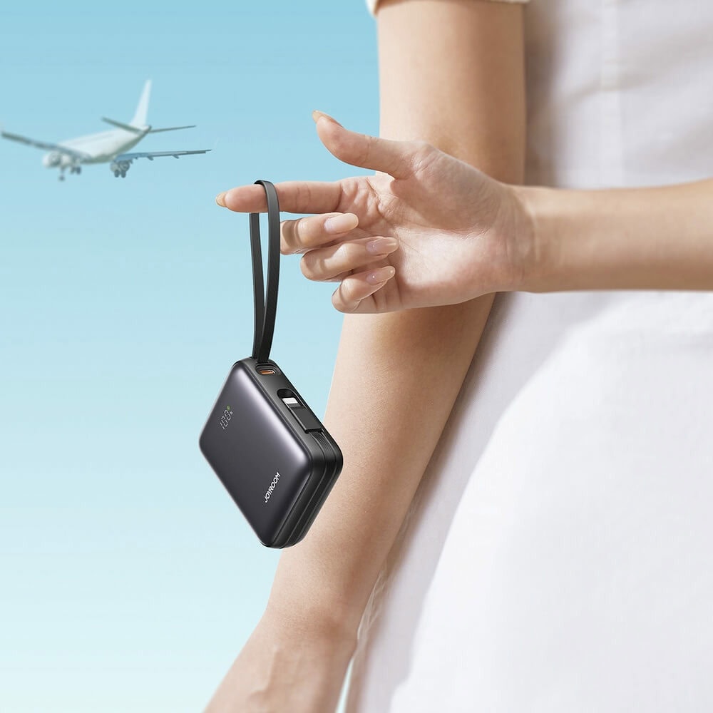 joyroom jr-pbf27 power bank 22.5w 10000 mah черен