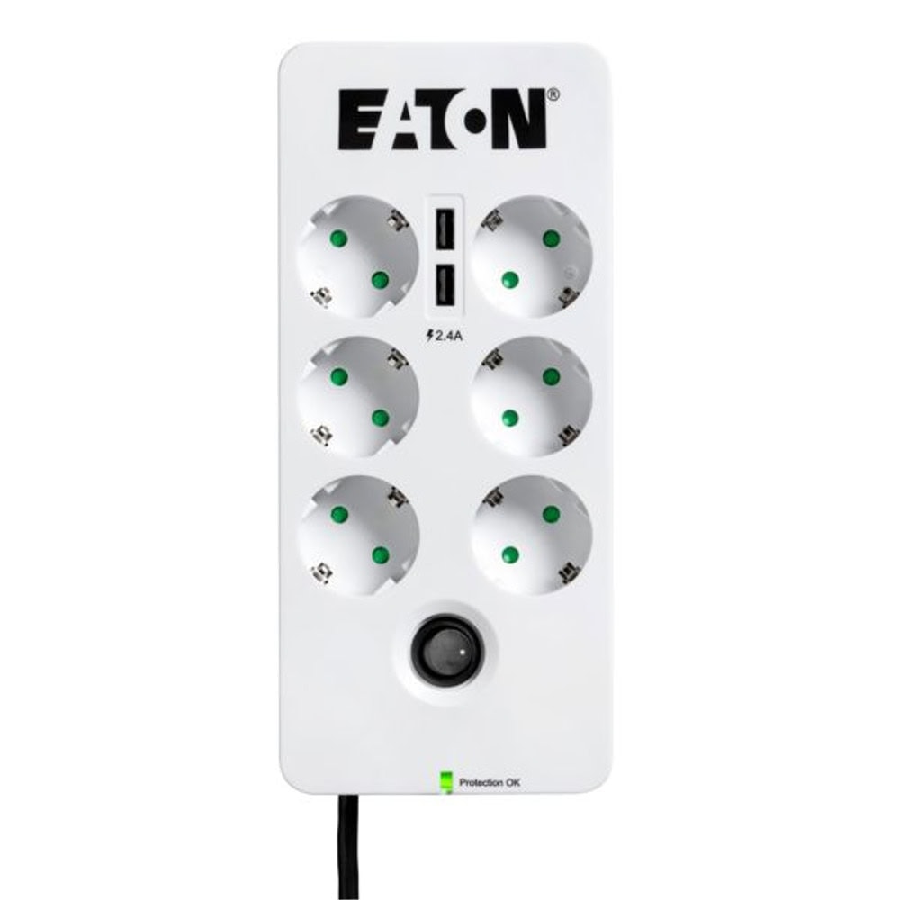Eaton Protection Box 6 USB DIN PB6UD | JAR Computers Eaton Protection Box 6 USB DIN PB6UD