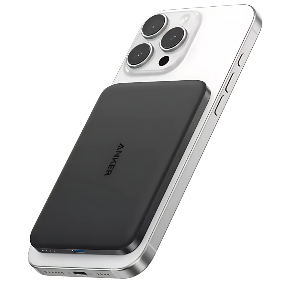 Anker Qi2 Nano MagSafe Wireless Ultra Slim Black | JAR Computers Anker Qi2 Nano MagSafe Wireless Ultra Slim Black