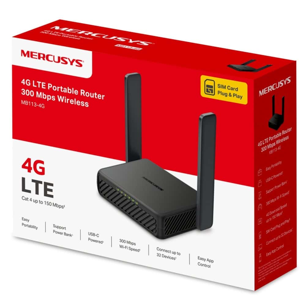 Mercusys MB113-4G | JAR Computers Mercusys MB113-4G