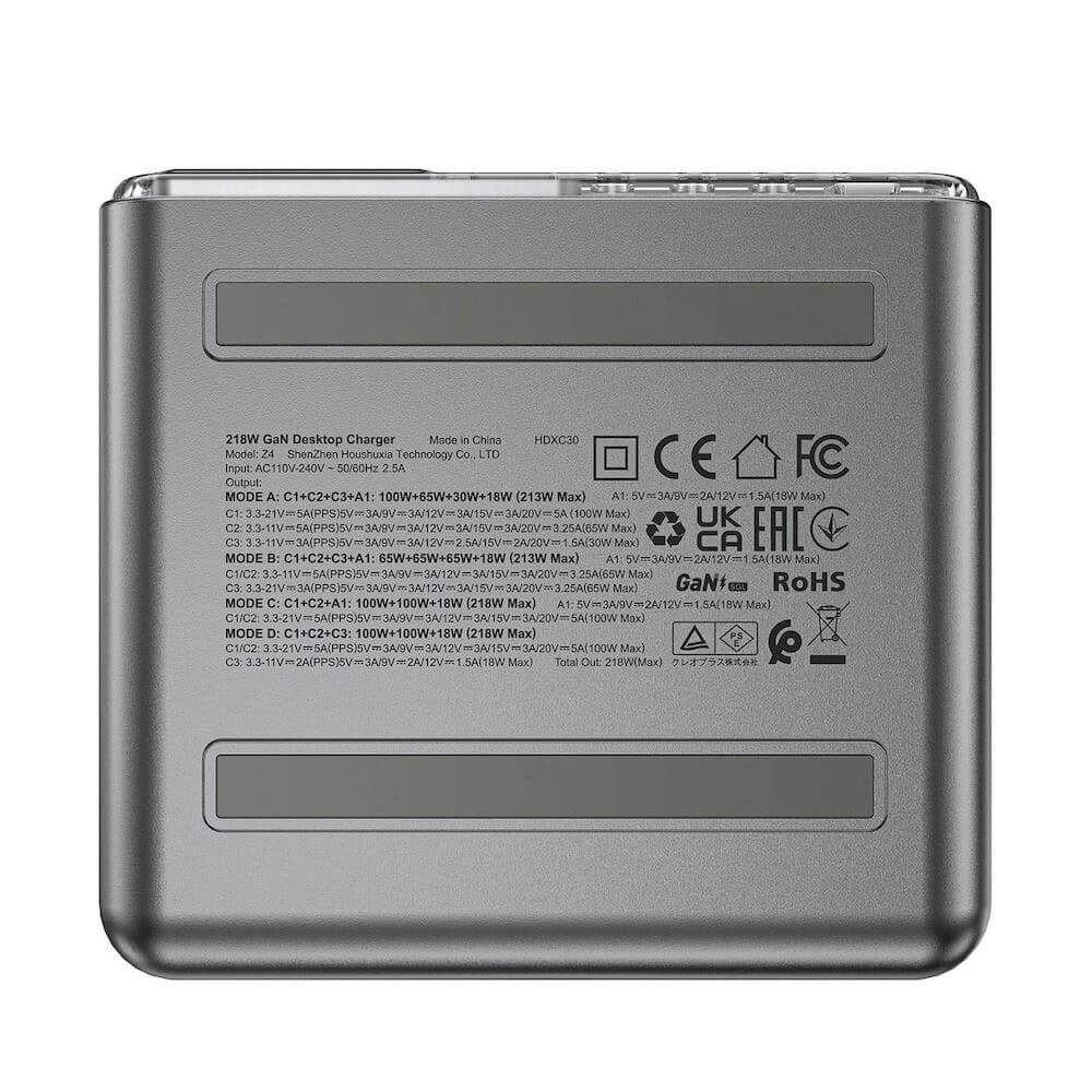 Acefast Lucid GaN 210W Z4-gray