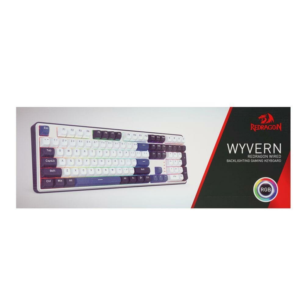 Redragon Wyvern K689WBB-RGB