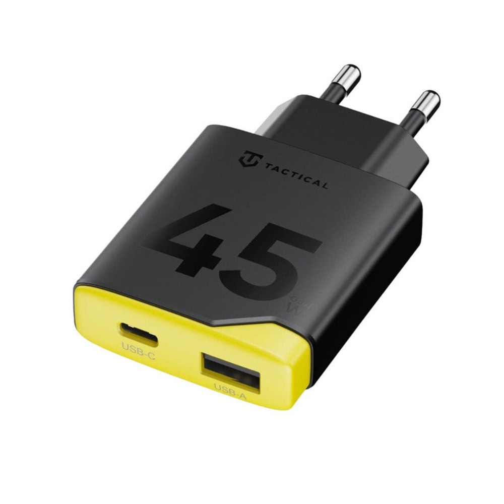 Tactical Minimi GaN 45W Wall Charger черен