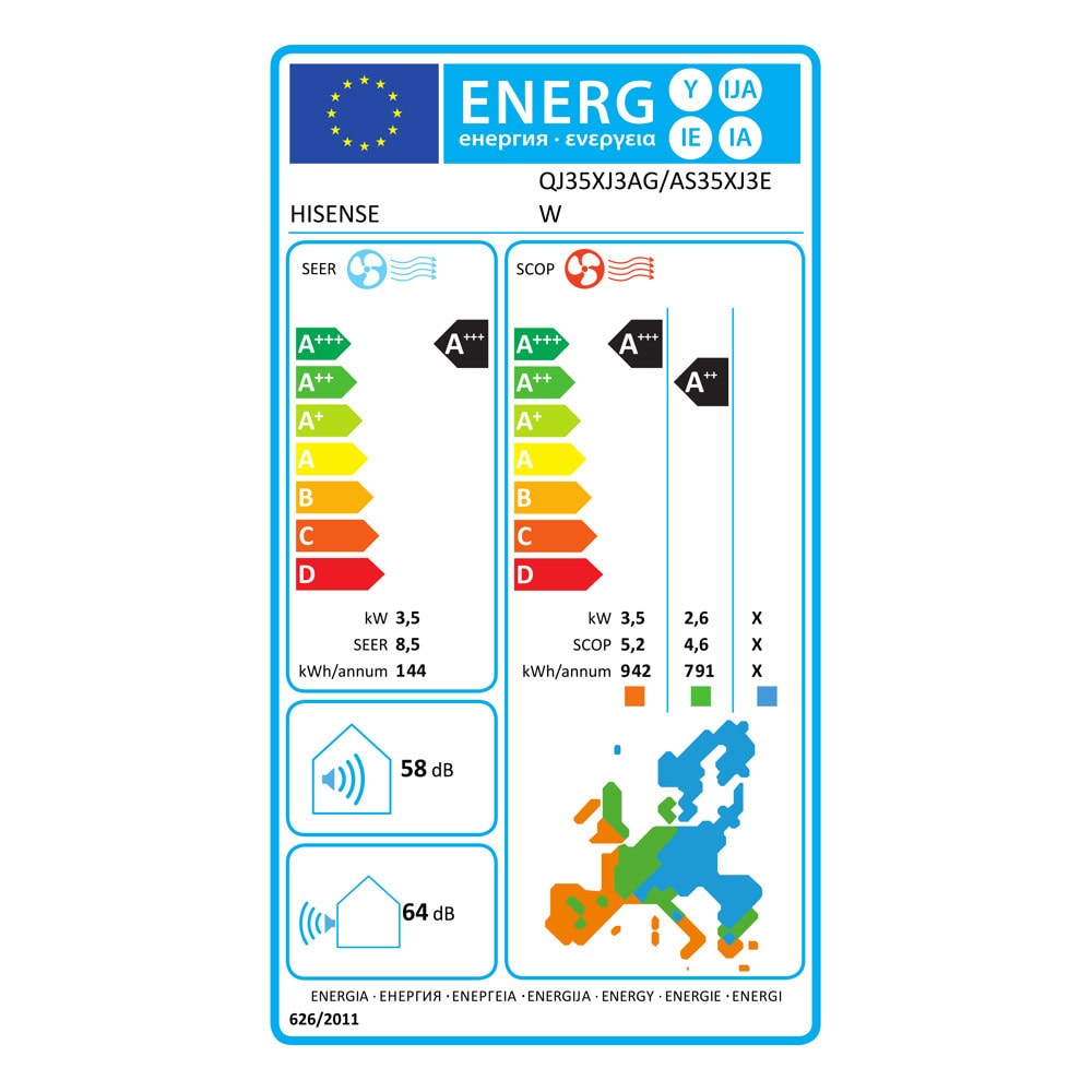 Hisense QJ35XJ3AG/AS35XJ3EW