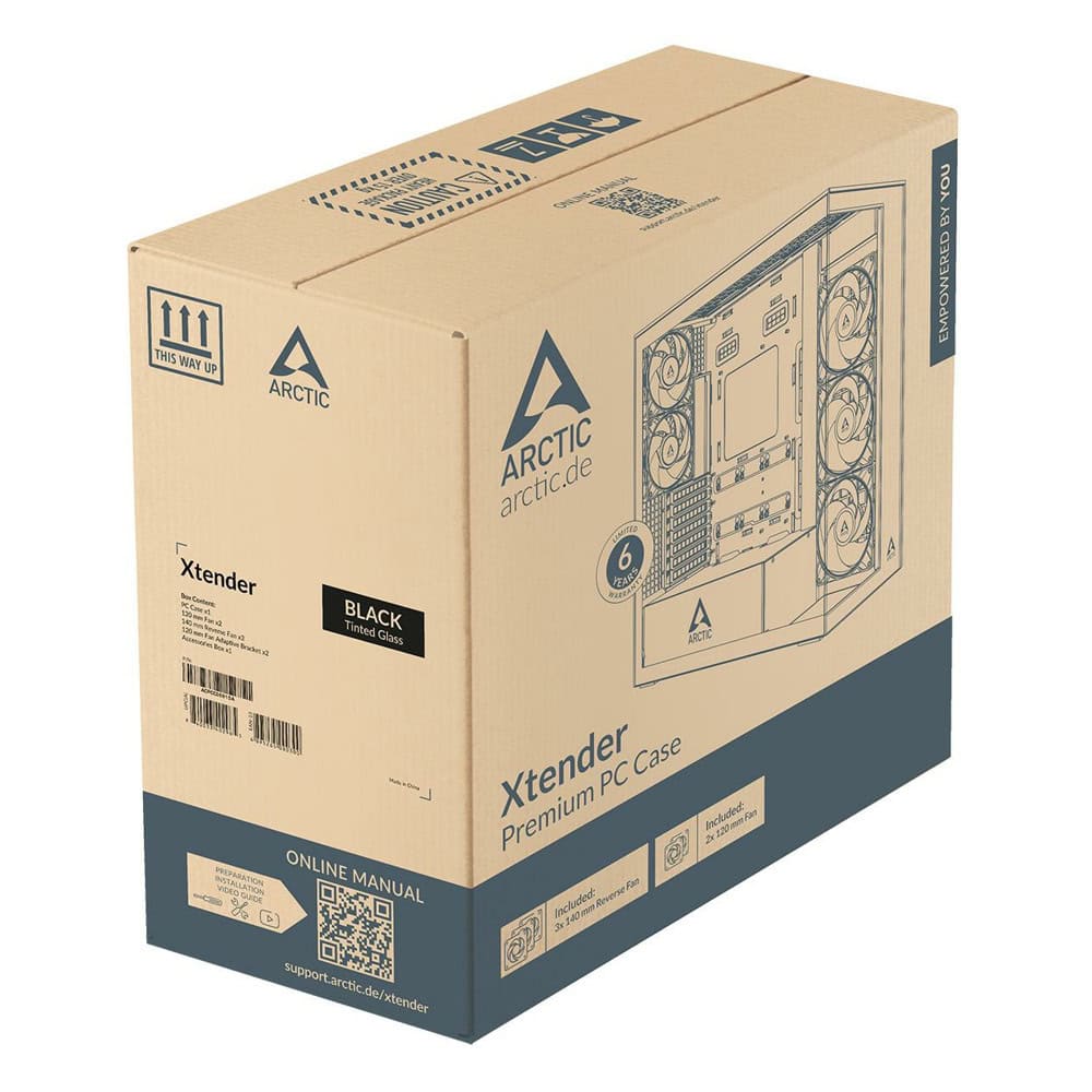 Arctic Xtender VG - Black Mid-Tower ACPCC00016A