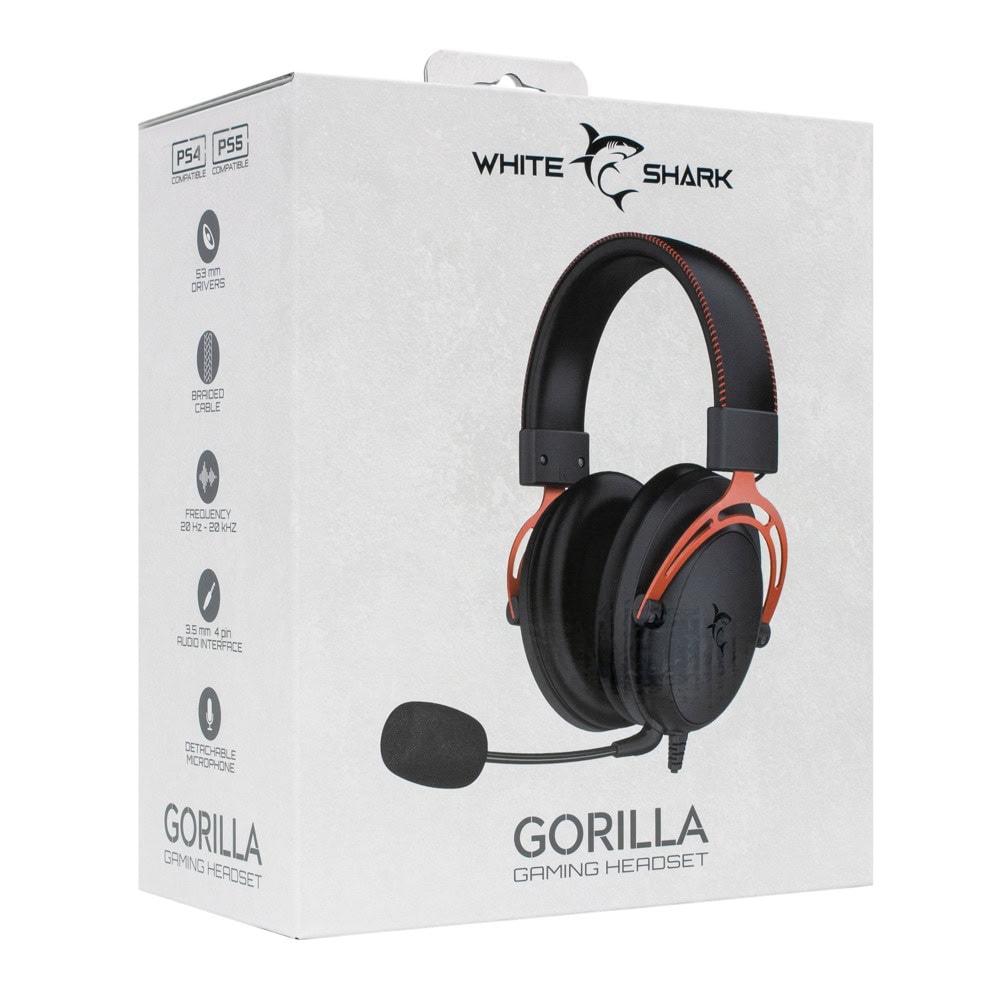 white shark gorilla черни/червени