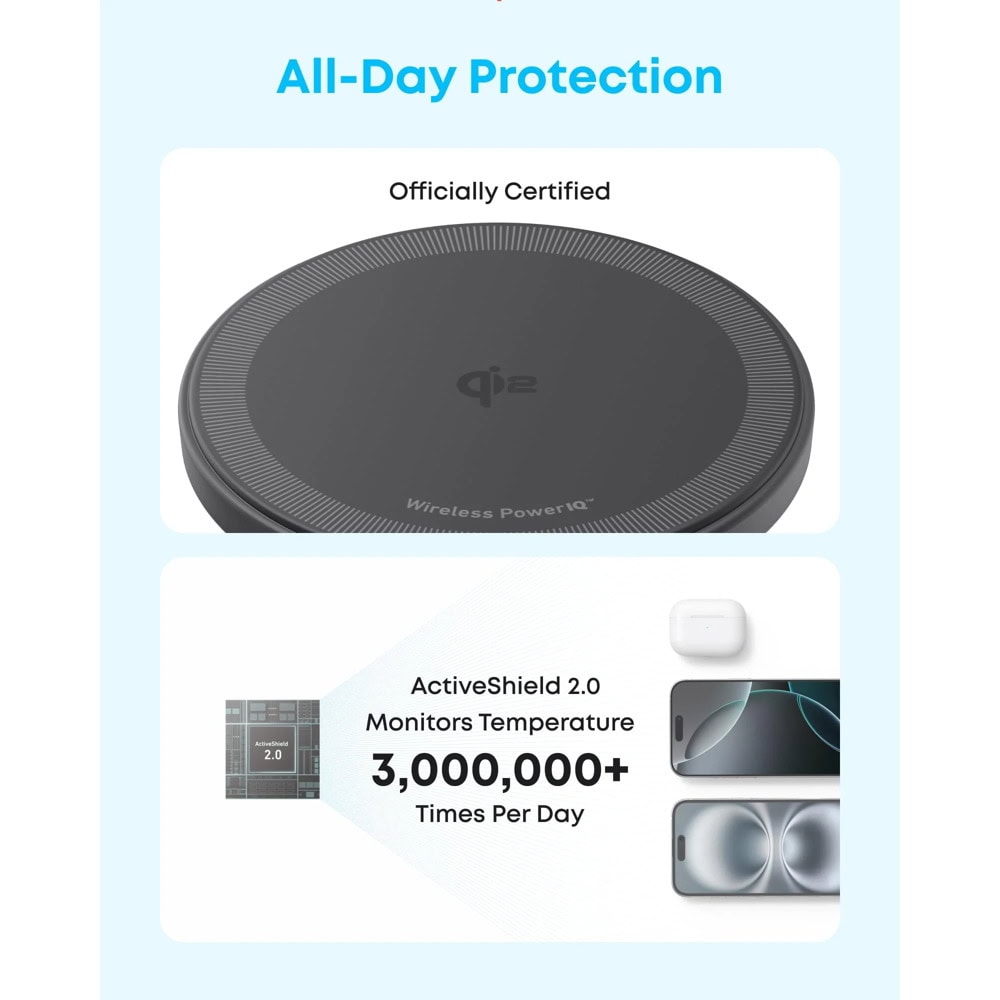 Anker Zolo Wireless Charger (Magnetic Pad) | JAR Computers Anker Zolo Wireless Charger (Magnetic Pad)