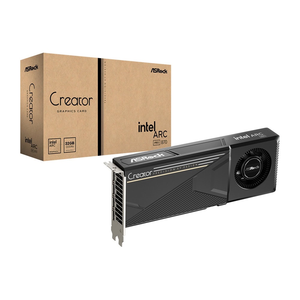 ASRock ARC Pro B70 Creator B70 CT 32G | JAR Computers ASRock ARC Pro B70 Creator B70 CT 32G