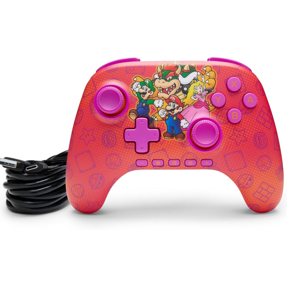 powera advantage wireless mario & friends