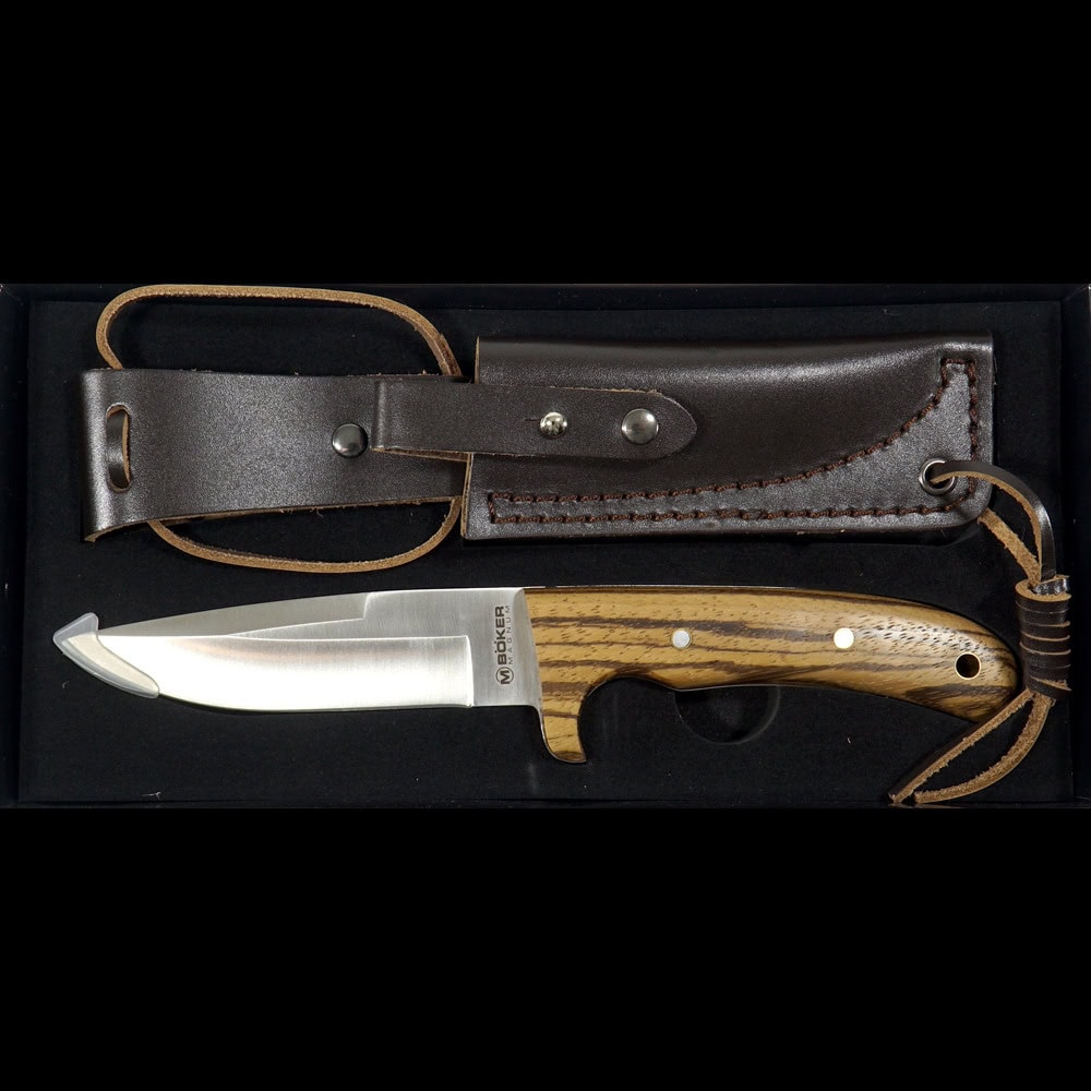 Туристически нож Boker Magnum Elk Hunter Zebrawood