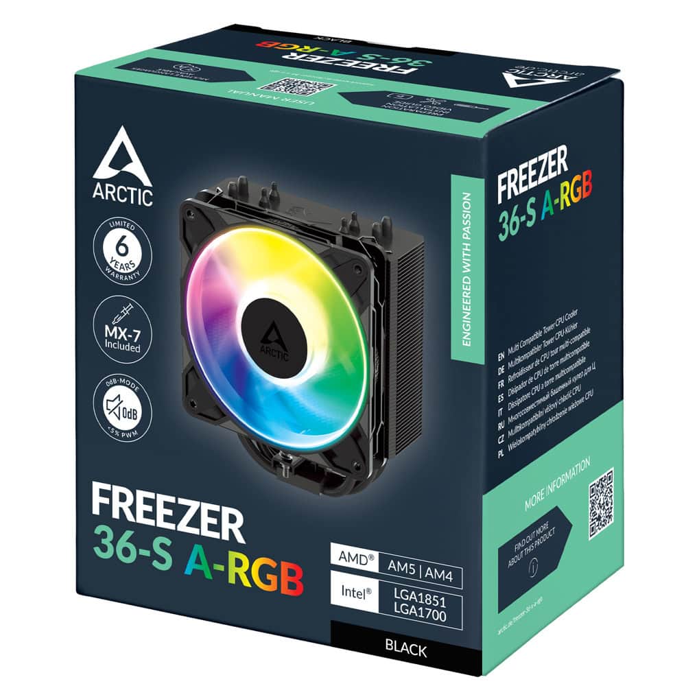 arctic freezer 36-s a-rgb black | JAR Computers arctic freezer 36-s a-rgb black