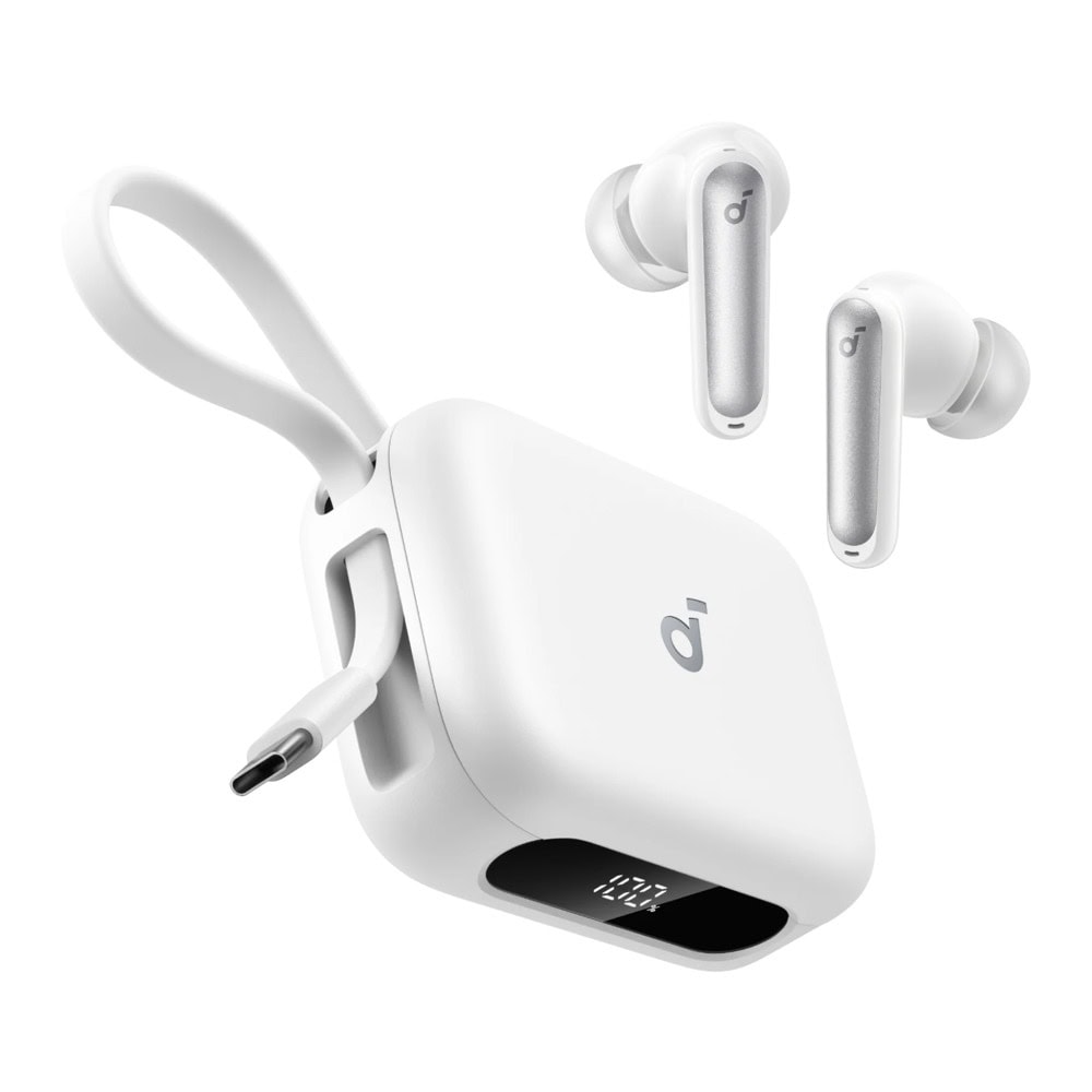 Soundcore P41i White with Lightning Adapter | JAR Computers Soundcore P41i White with Lightning Adapter