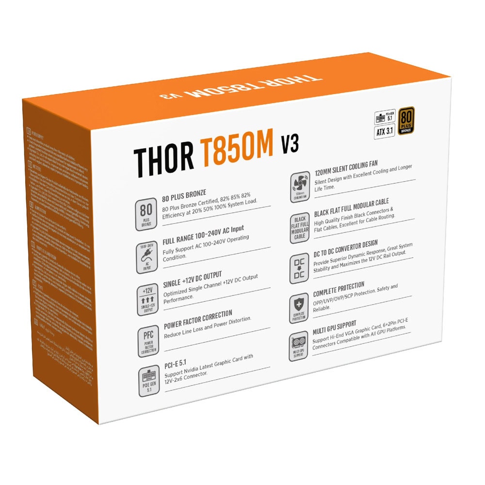 Захранване Xigmatek Thor T850M V3 850W
