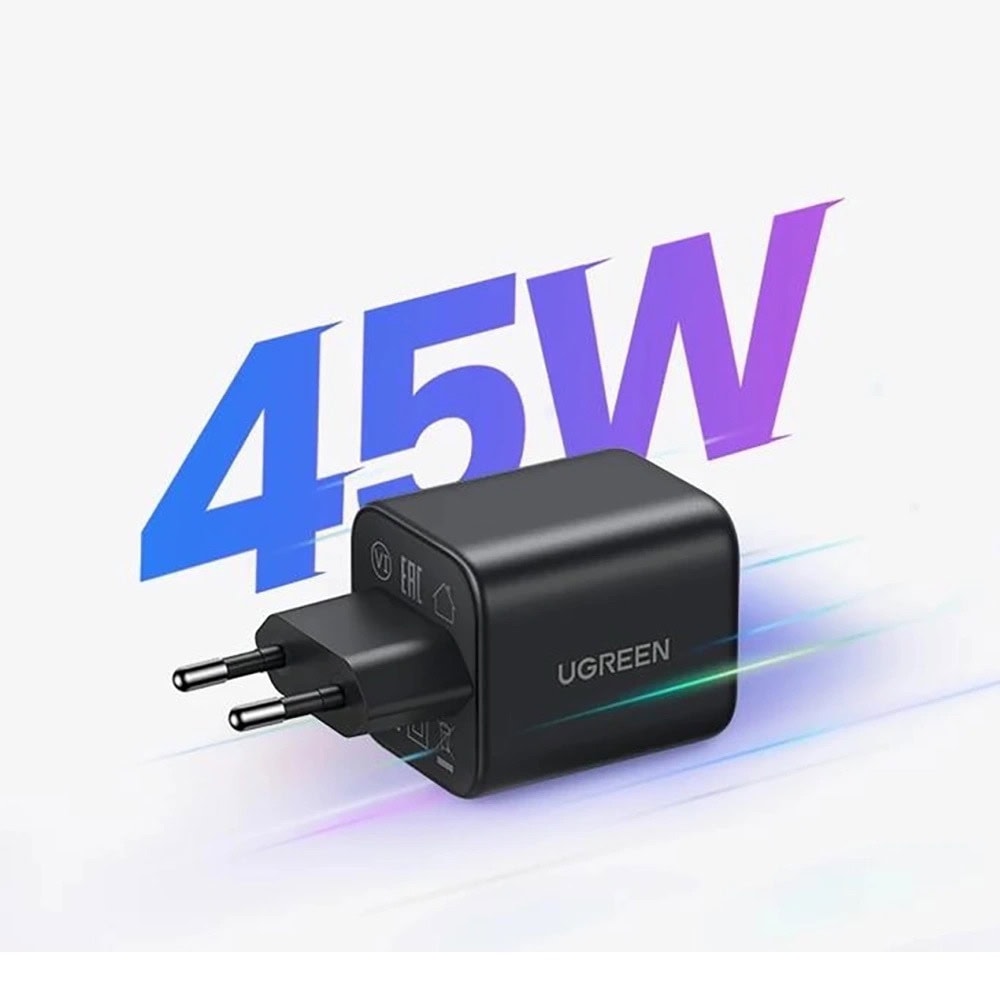 ugreen nexode n gan fast 45w черен