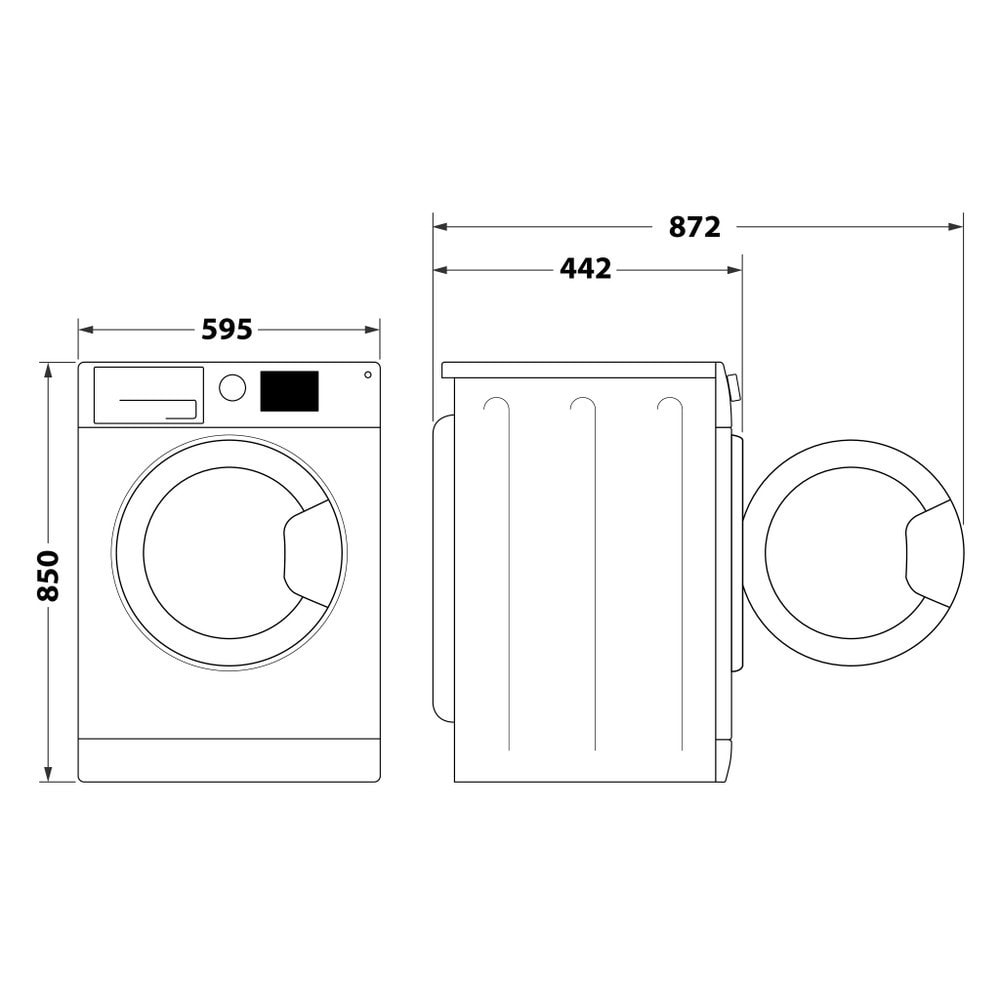 Перална машина Whirlpool WRSB 7259 WB EU