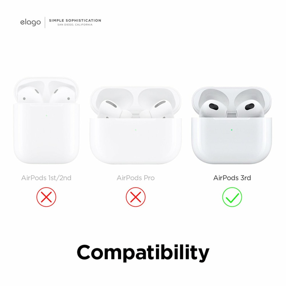 Armor Hang Case за Apple Airpods 3 черен