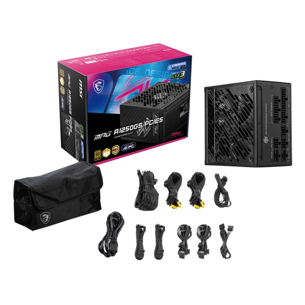 Захранване MSI MPG A1250GS PCIE5