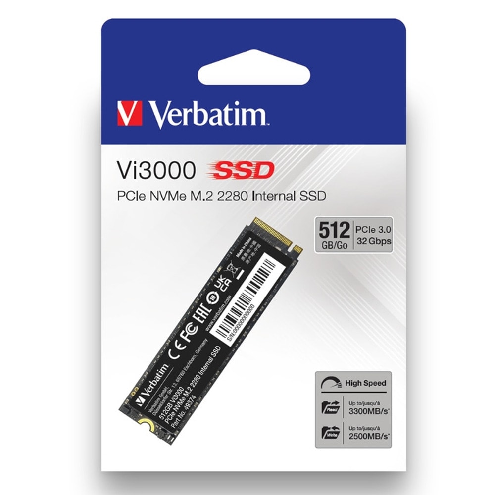 SSD Verbatim Vi3000 512GB NVMe