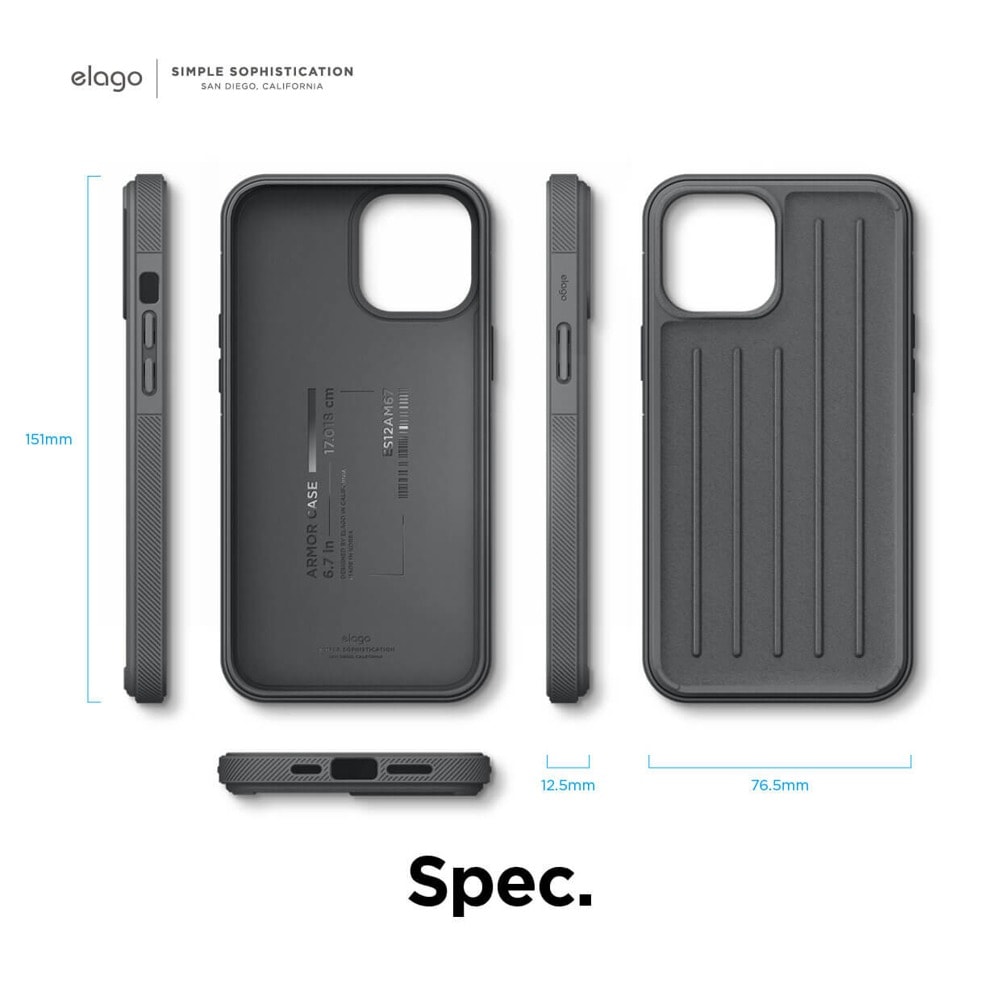 Elago Armor Case ES12AM67-DGY