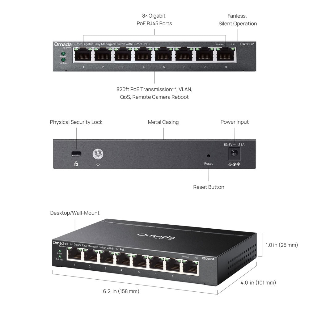 TP-Link Omada ES208GP