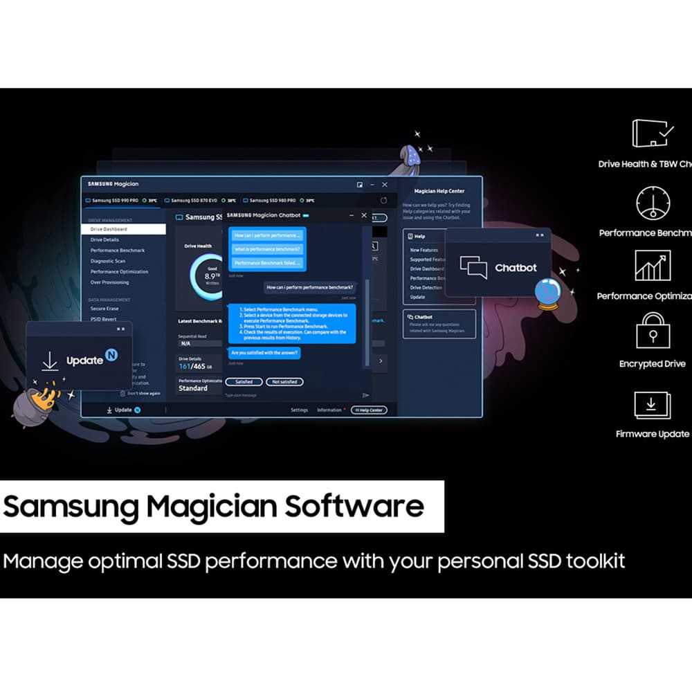 SSD Samsung 990 Pro 2TB MZ-V9P2T0CW Нарушена опако