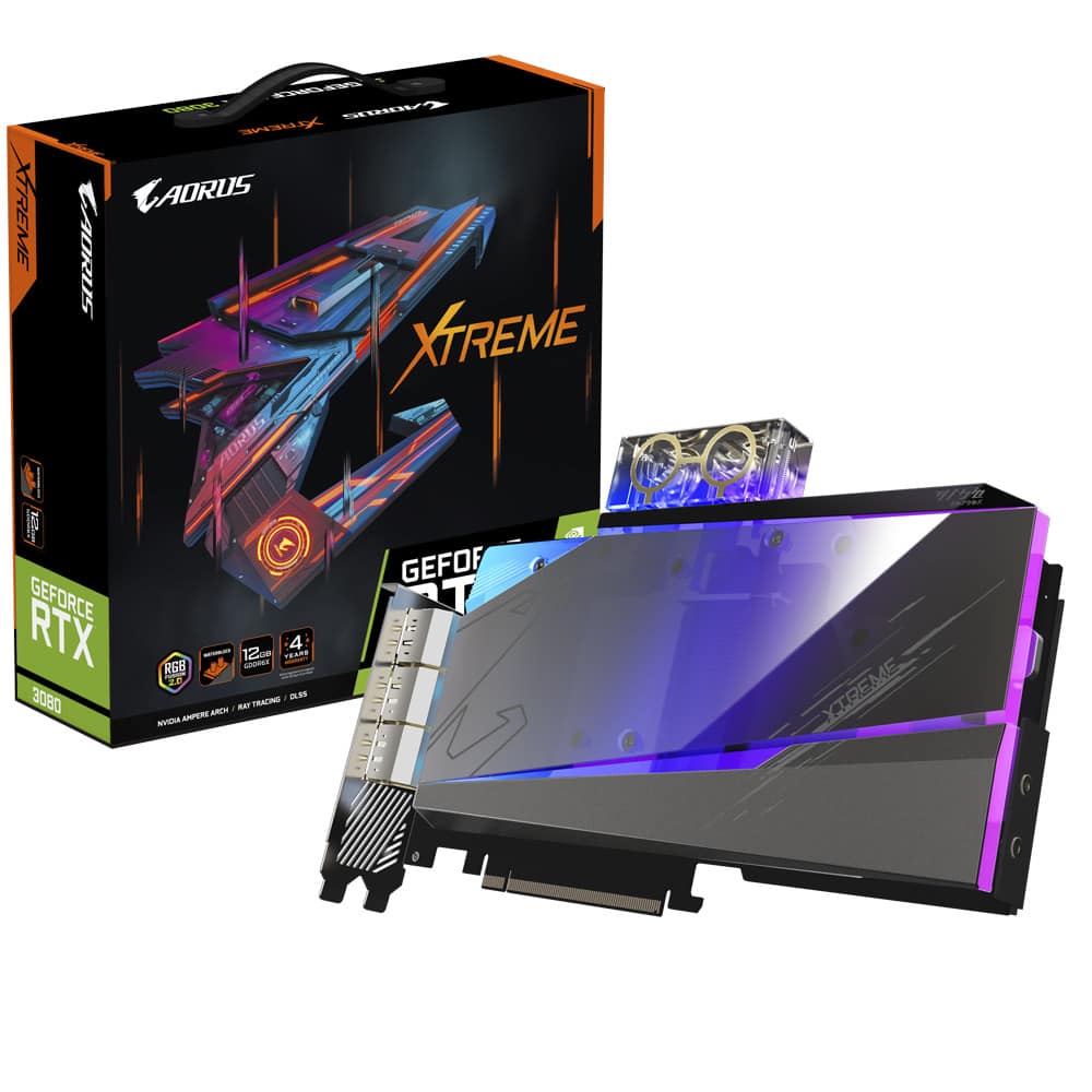 Gigabyte GF RTX 3080 Aorus Xtreme Waterforce WB