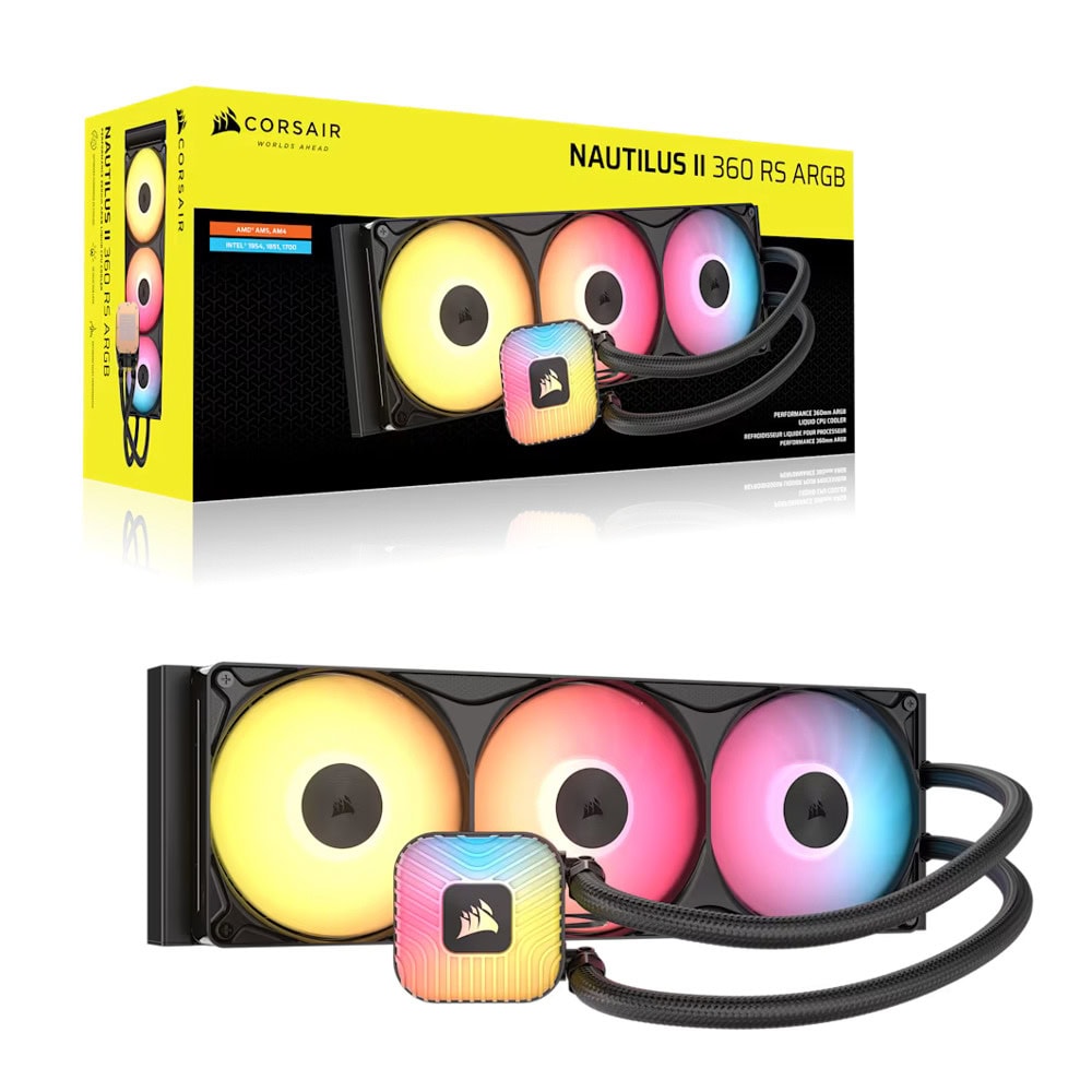 CORSAIR NAUTILUS II 360 RS ARGB | JAR Computers CORSAIR NAUTILUS II 360 RS ARGB