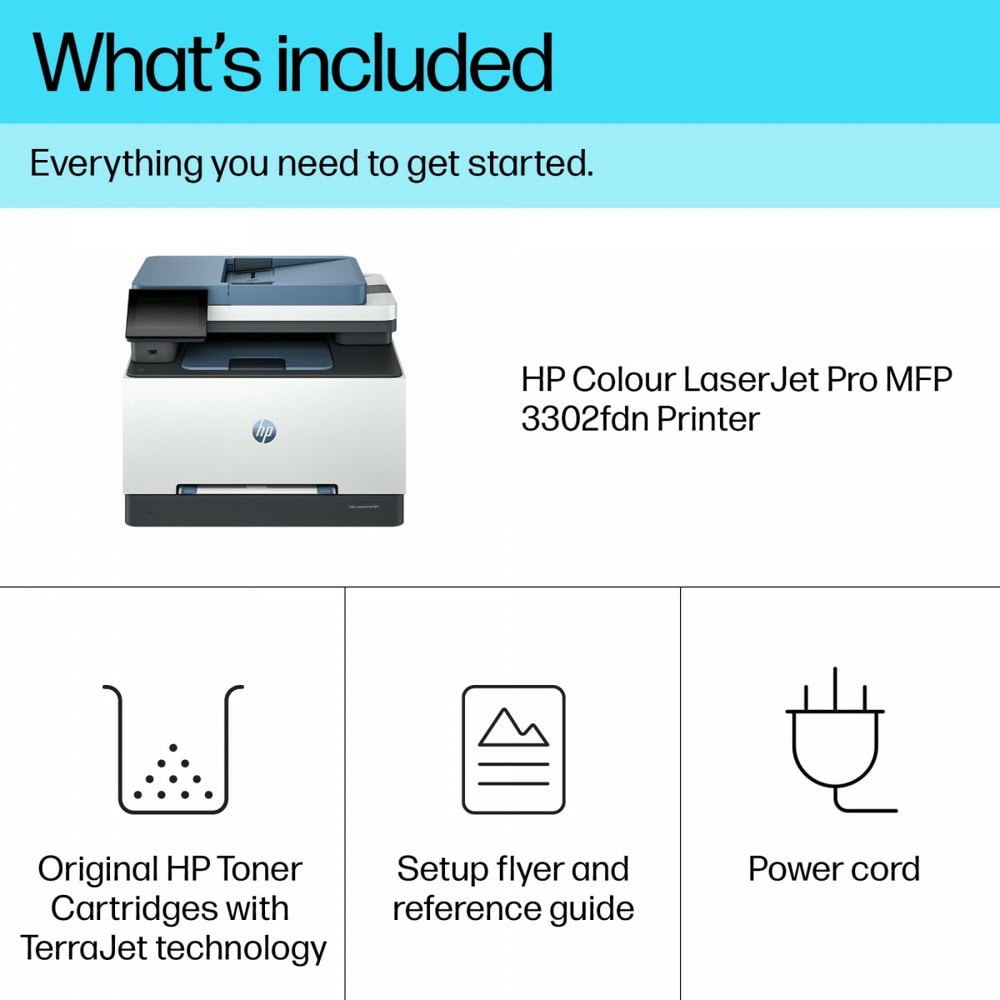 HP LaserJet Pro 3302fdn Разопакован продукт | JAR Computers HP LaserJet Pro 3302fdn Разопакован продукт