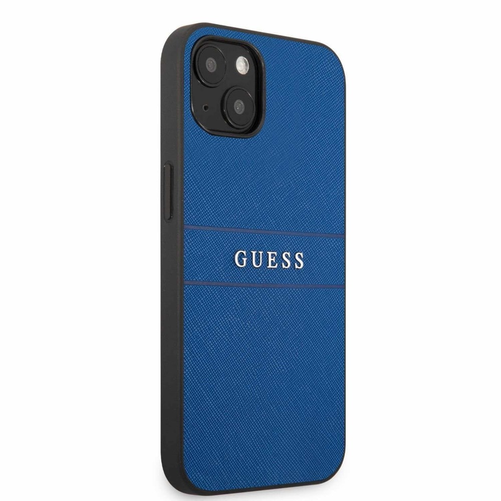 Guess Saffiano PU Leather Hard Case GUHCP13MPSASBB