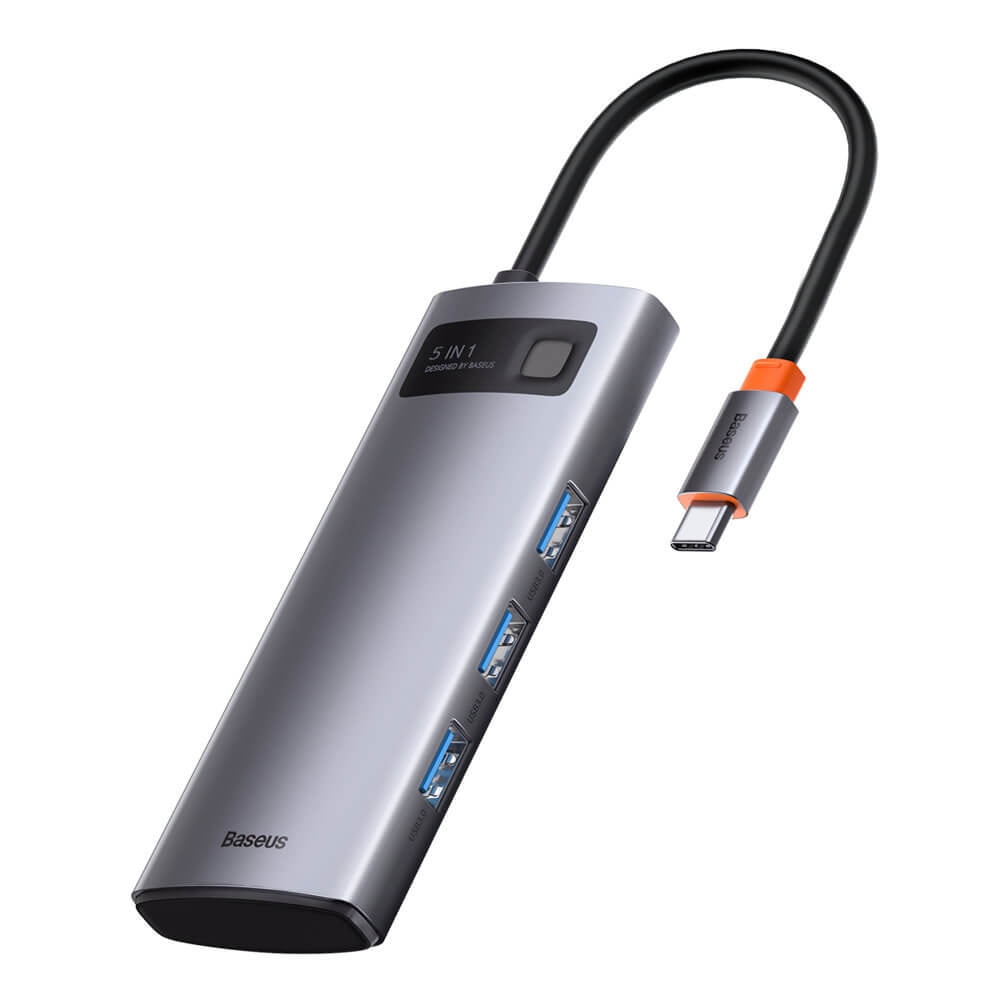 Baseus USB-C Metal Gleam Series 5-in-1 WKWG020013