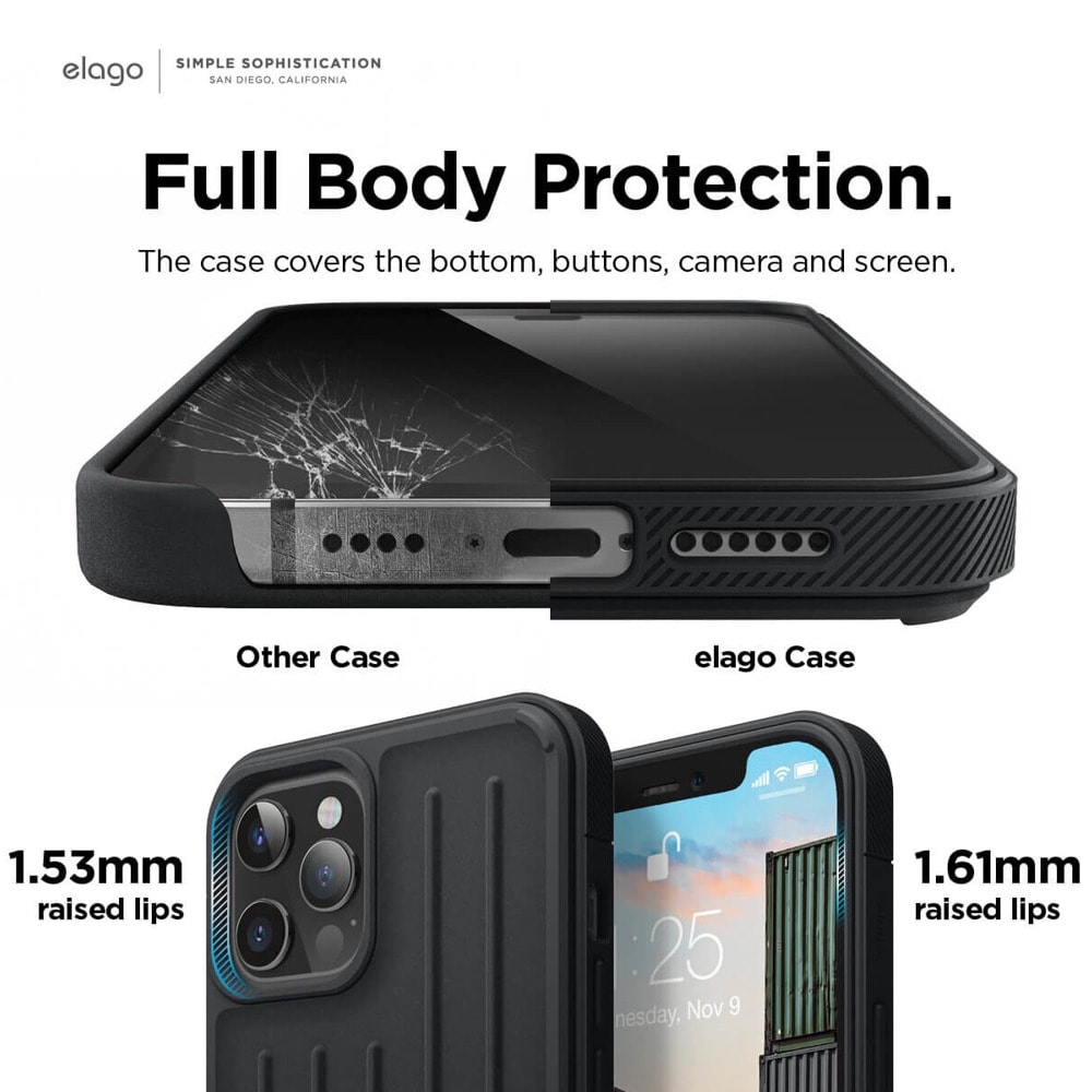 Elago Armor Case ES12AM67-BK