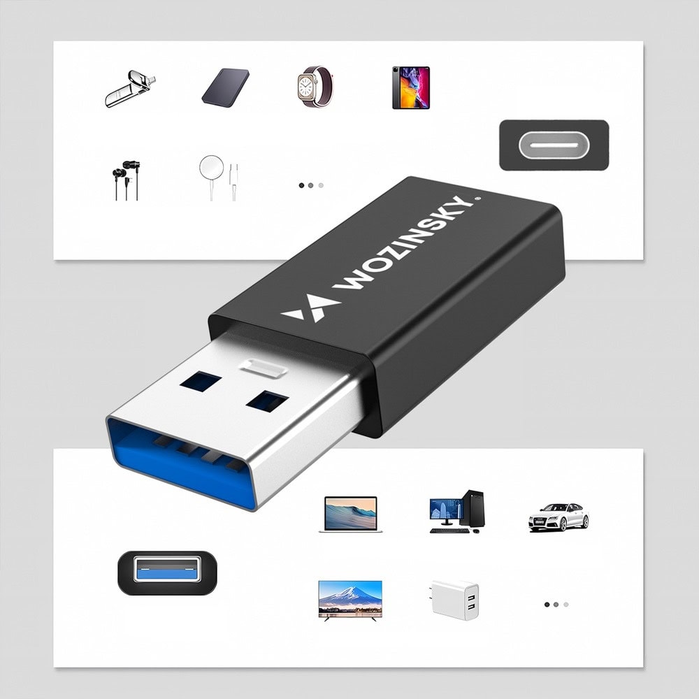 Адаптер Wozinsky от USB-A към USB-C