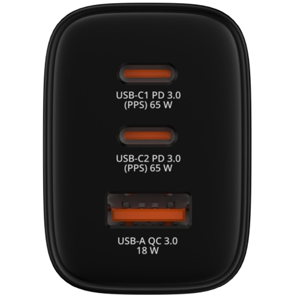 Verbatim Essentials GaN Charger 65W Black 32352 | JAR Computers Verbatim Essentials GaN Charger 65W Black 32352